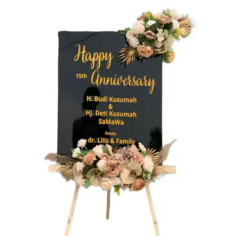 Papan Bunga Akrilik Gawang