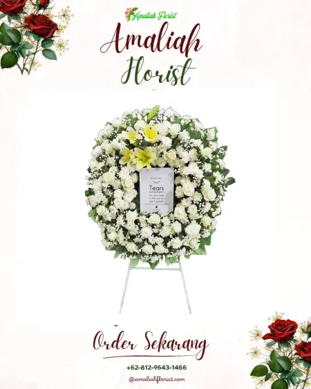 Krans Bunga Duka Gawang